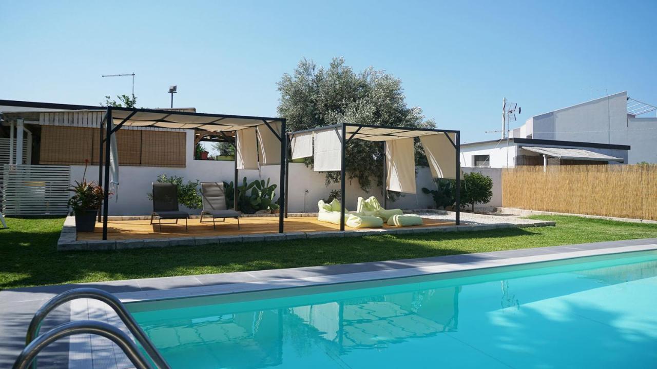 Dependance In Villa Con Piscina Szirakúza Kültér fotó