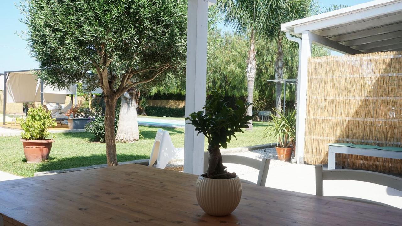 Dependance In Villa Con Piscina Szirakúza Kültér fotó